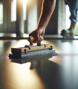 Raclette sol béton: Secrets de finitions modernes